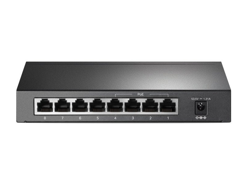 TP-Link TL-SF1008P 4-Port PoE+ 66W 10/100Mbps Desktop Switch with 4-Port RJ45