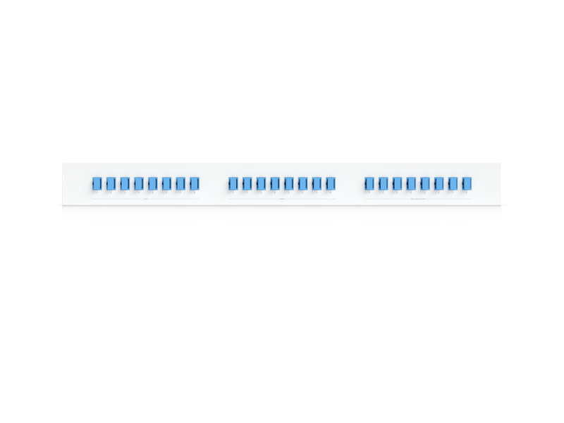 Ubiquiti UISP Fiber Coexistence WDM Filter, 24 Connectors, 1U Rack Mount Combines XGS/XG-PON And GPON Services,
