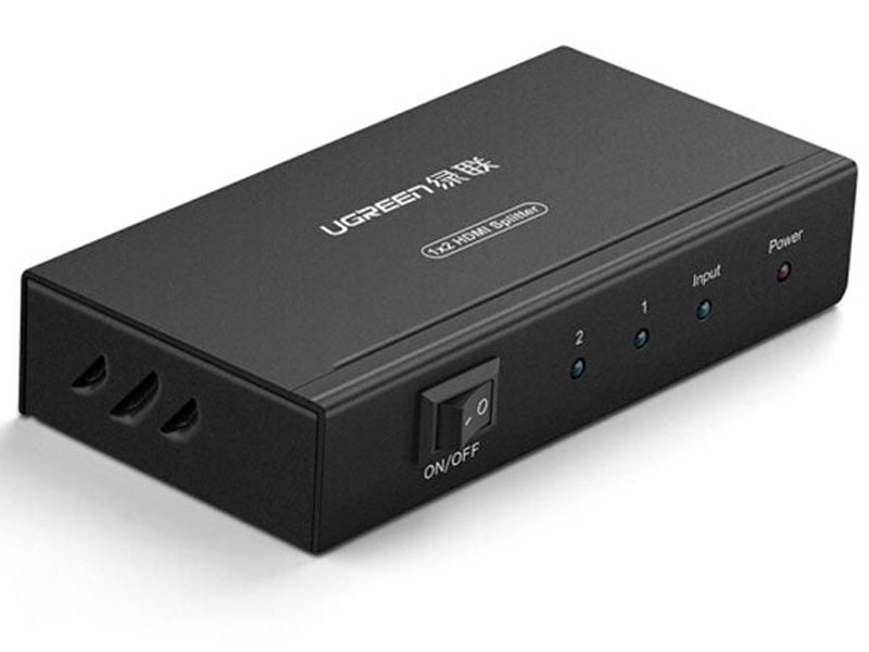 UGREEN 1 x 2 HDMI Amplifier Splitter - Black 40201