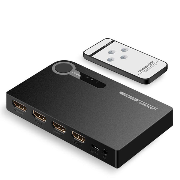 UGREEN 1 x 3 HDMI Switch - Black 40234
