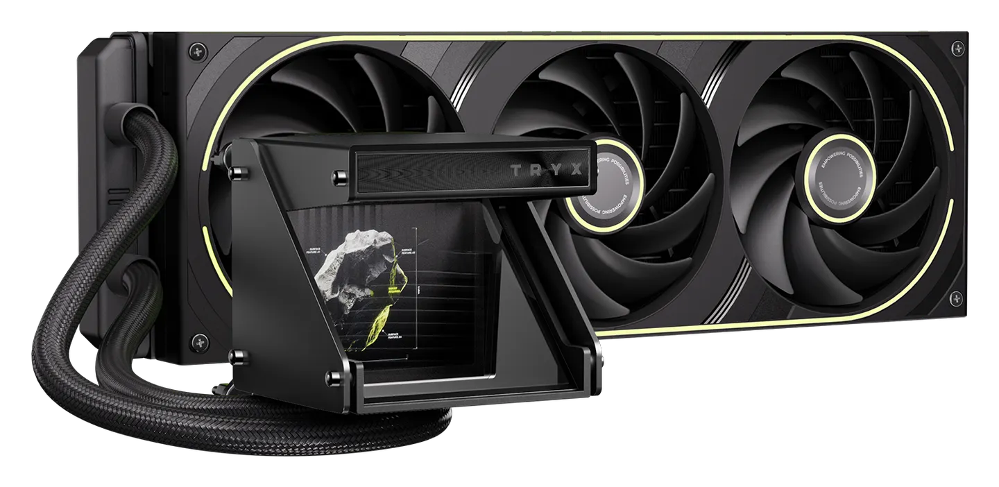 TRYX HOLO ARGB 360mm AIO Liquid Cooler - Black