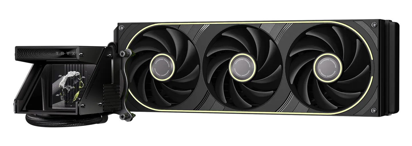 TRYX HOLO ARGB 360mm AIO Liquid Cooler - Black