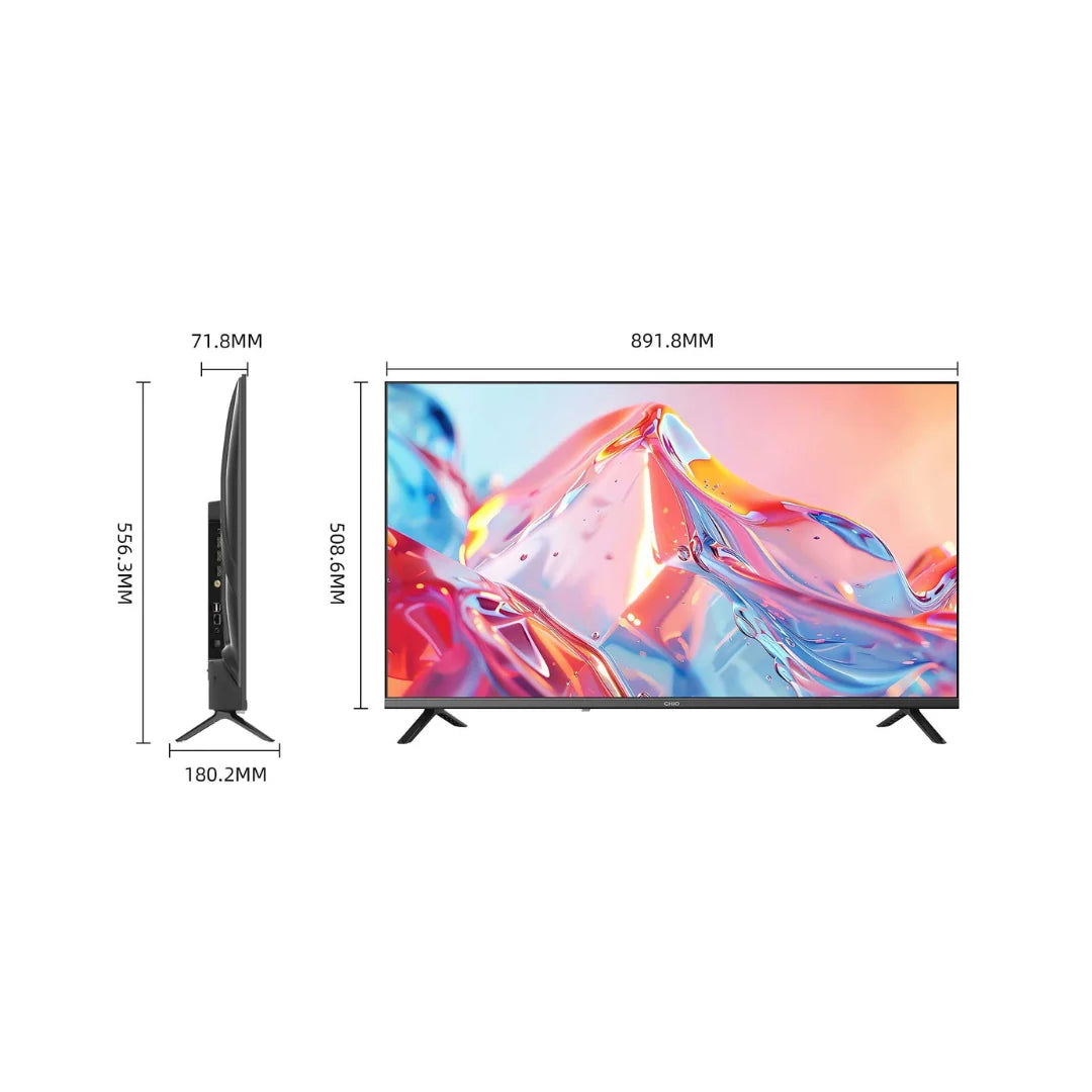 CHiQ 40S510M 40" FHD Smart Google TV 200nit, HDR10 / HLG, Dolby DAP/DBX, 200x200 VESA 3 Year Warranty