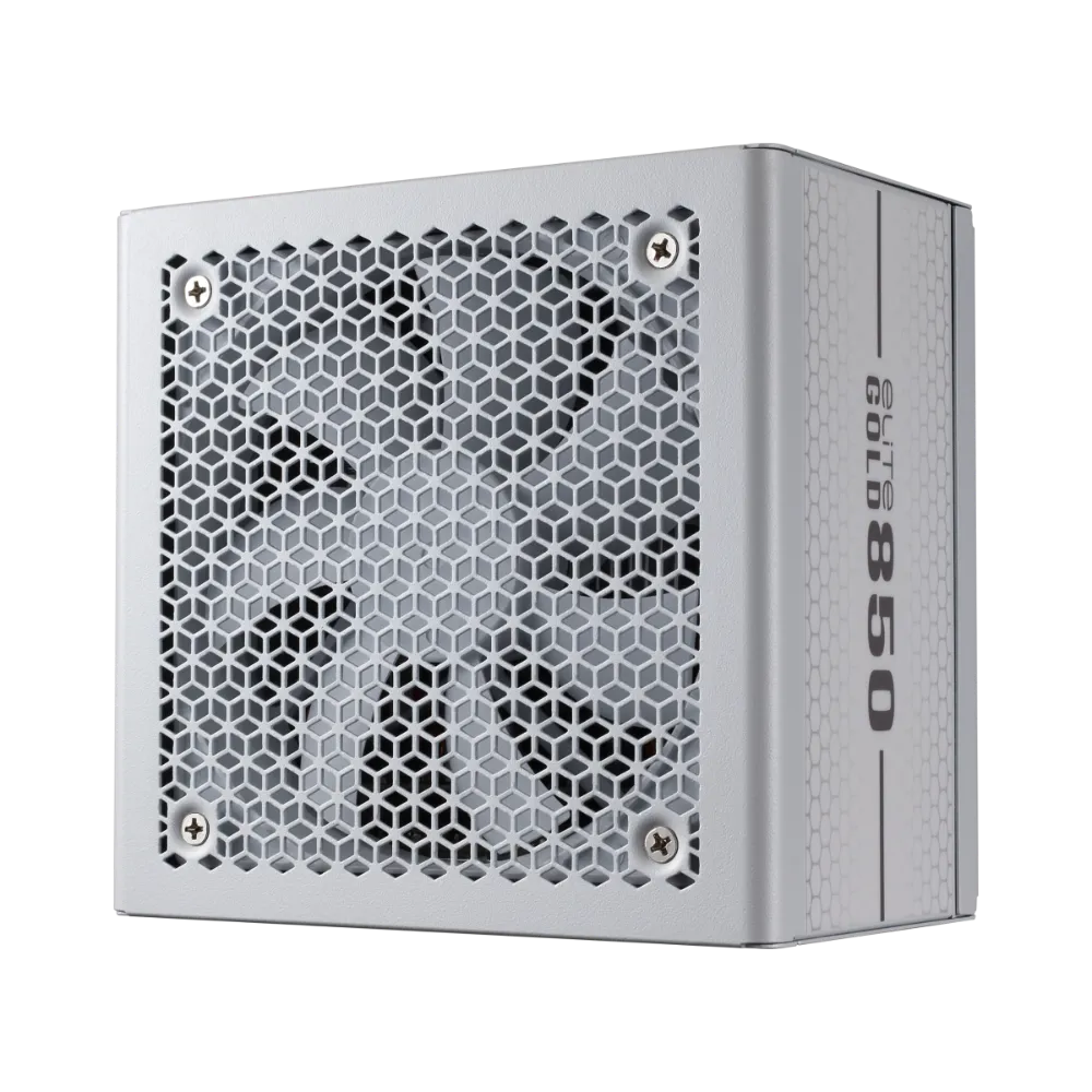 Cooler Master Elite Gold 850 850W 80+ Gold Fully Modular ATX 3.1 Power Supply - White Edition