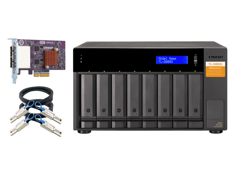 QNAP 8 Bay Desktop JBOD SATA Storage Expansion Enclosure