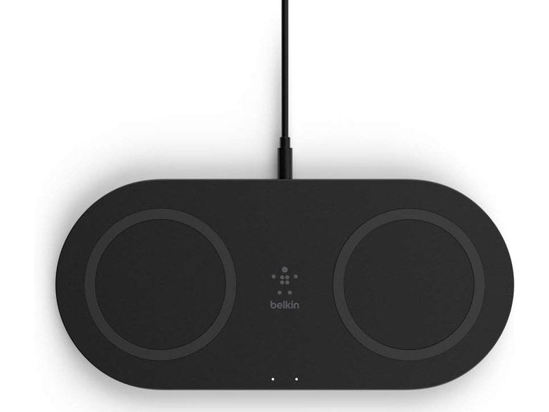 Belkin Dual QI Wireless 15W Charging Pad For 2 Devices Black