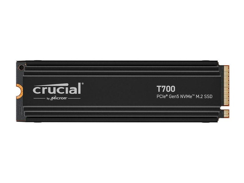 Crucial T700 2TB PCIe Gen5 NVMe M.2 SSD with Heatsink - CT2000T700SSD5