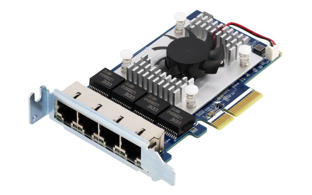 QNAP Quad-port 5GbE multi-Gig expansion card
