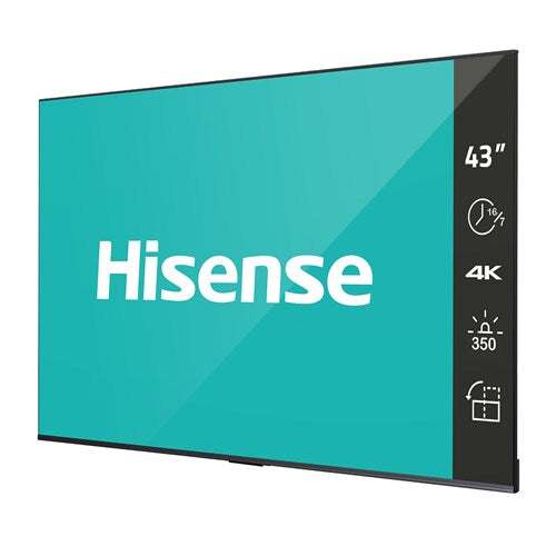 Hisense 43DP30FE 43" 4K UHD 350 nits 16/7 Digital Signage Display
