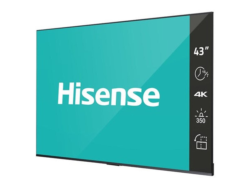 Hisense 43DP30FE 43" 4K UHD 350 nits 16/7 Digital Signage Display