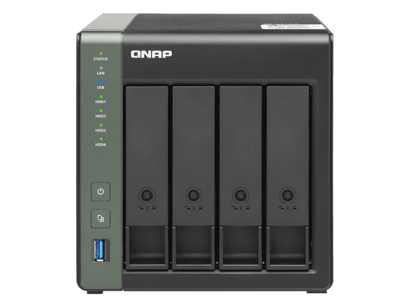 QNAP 4 Bay Turbo NAS Alpine AL-214 Quad Core 1.7GHz CPU 2GB RAM