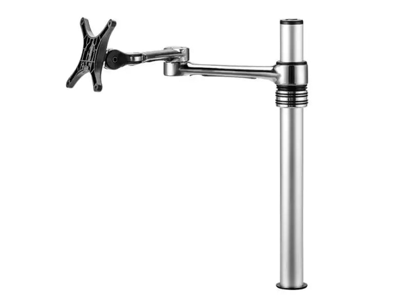 Atdec Visidec Focus Desk Mount Single Arm - Polished Silver