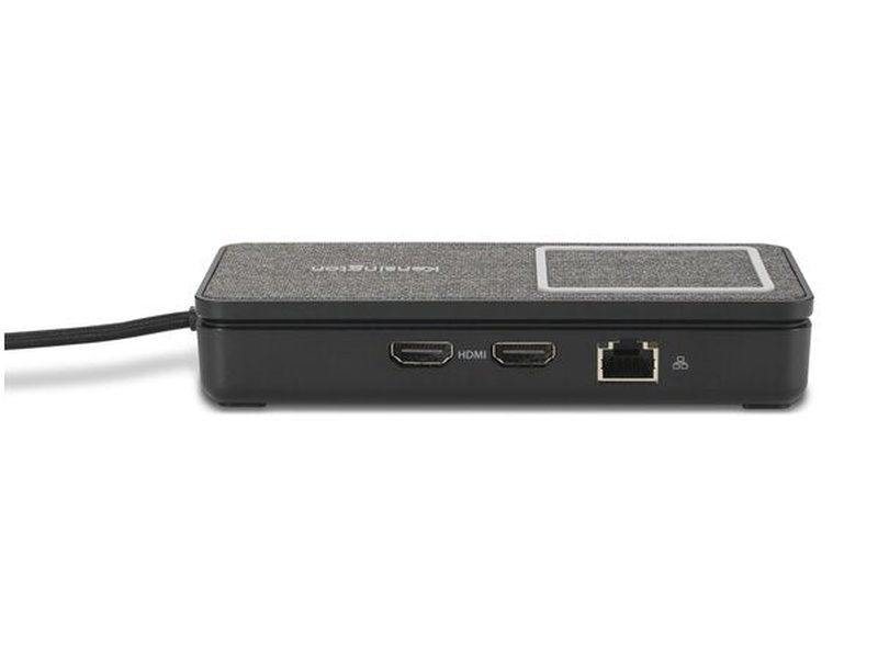 Kensington USB-C Dual 4K Portable Universal Dock with Qi Charging