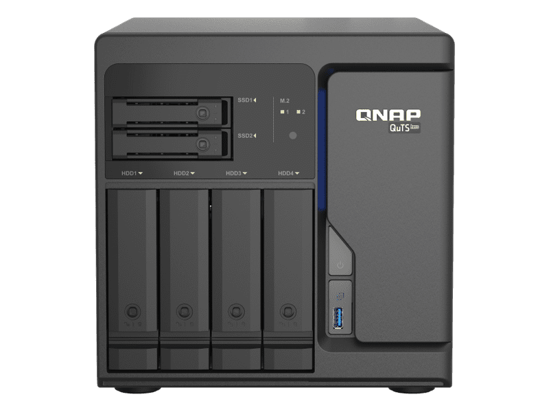 QNAP 4 Bay Diskless NAS Dual Core 2.4GHz CPU 8GB RAM