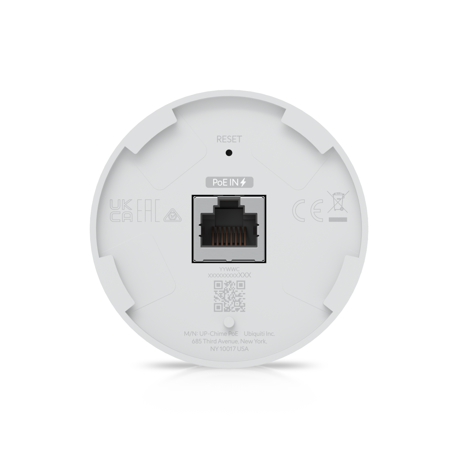 Ubiquiti PoE Smart Chime, PoE Plug-and-play Notification Device, Designed To Pair with a UniFi Doorbell or Door Access Hub
