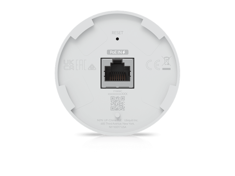Ubiquiti PoE Smart Chime, PoE Plug-and-play Notification Device, Designed To Pair with a UniFi Doorbell or Door Access Hub