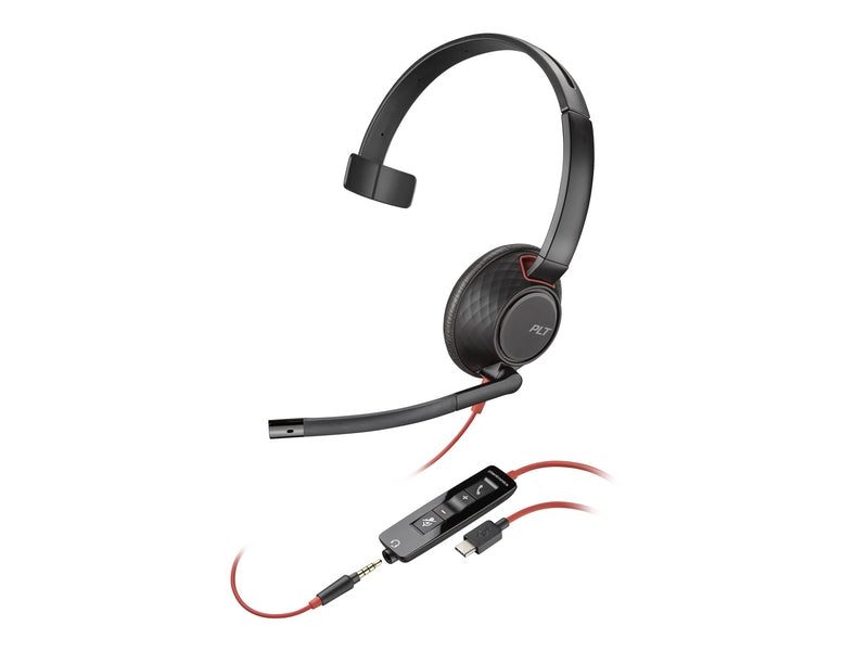 HP Poly Blackwire C5220 UC Mono USB-C Business Headset 8X230AA
