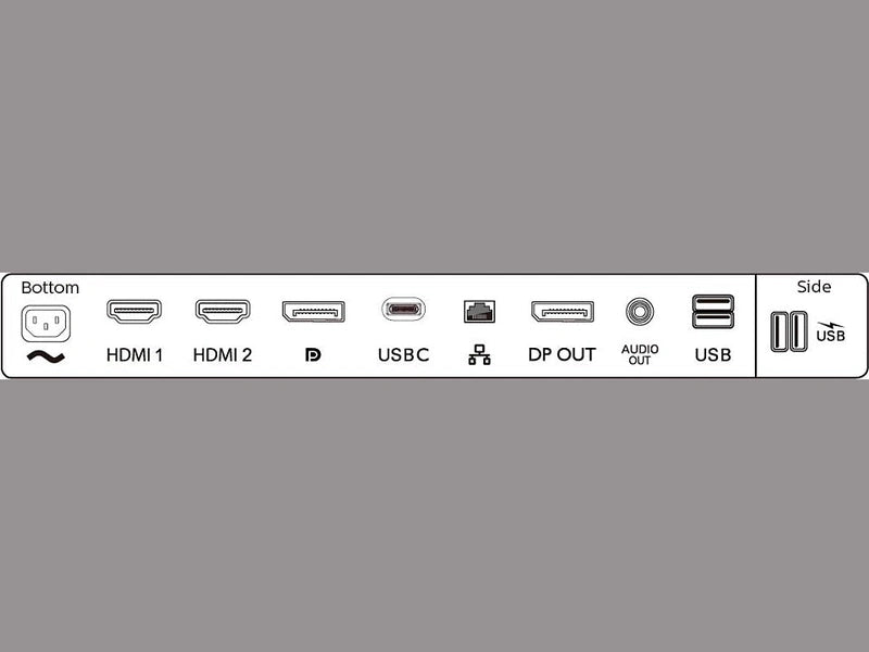 Philips 27" QHD IPS Business Monitor with USB-C Docking, SPEAKERS USBHub 4YR Wty