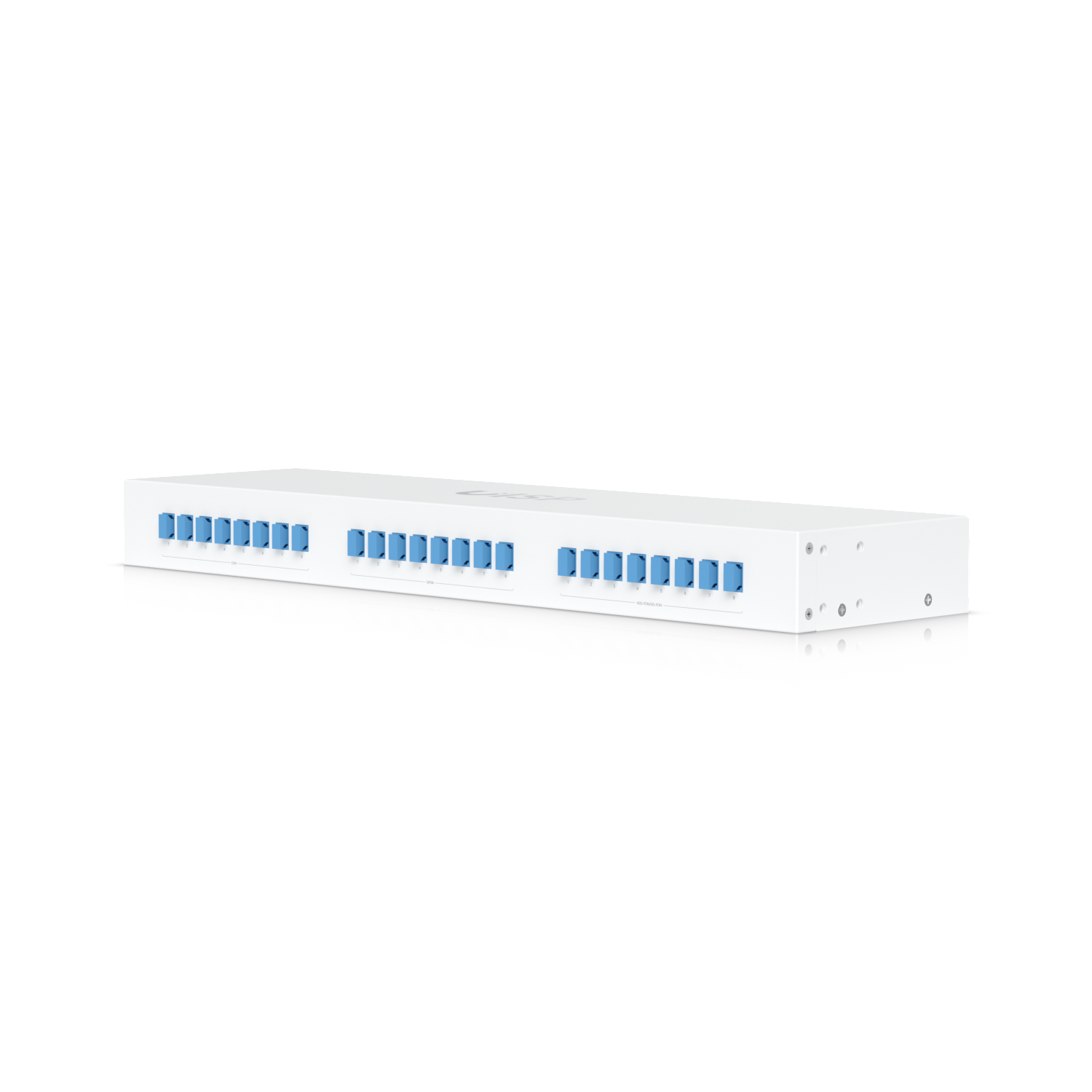Ubiquiti UISP Fiber Coexistence WDM Filter, 24 Connectors, 1U Rack Mount Combines XGS/XG-PON And GPON Services,