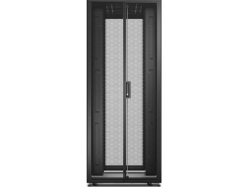 APC Easy Rack ER8212, 42U, Black, With Roof, Castors, Feet, 4 Brackets, and Side Panels, No Bottom, 1991H x 800W x 1100D mm