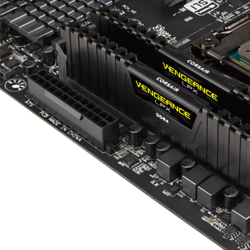 Corsair Vengeance LPX 32GB 2x16GB DDR4 DRAM DIMM 2666MHz Unbuffered 16-18-18-35 Black Heat spreader 1.2V XMP 2.0