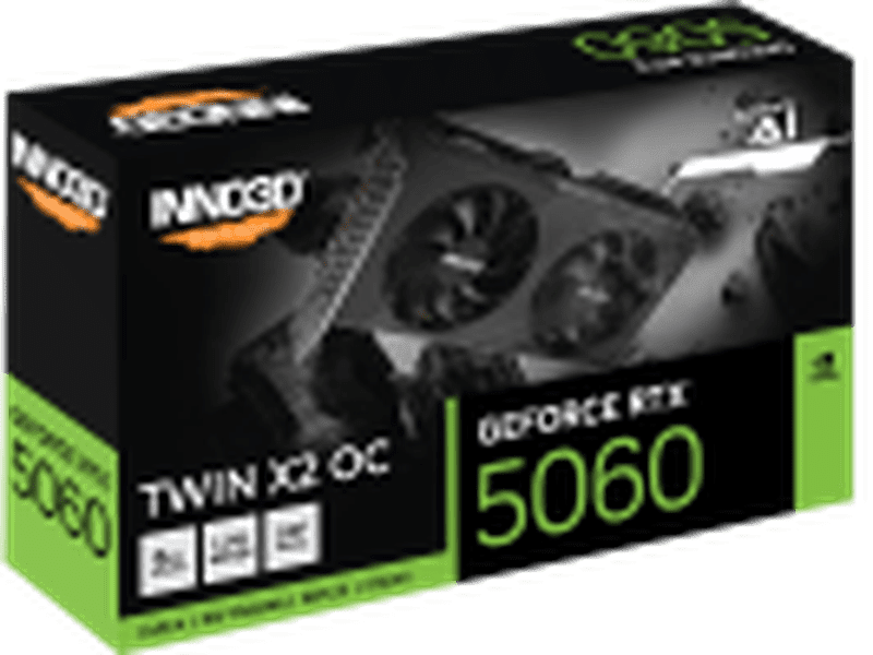 INNO3D GeForce RTX 5060 TWIN X2 OC V2 8GB GDDR7 Graphic Card