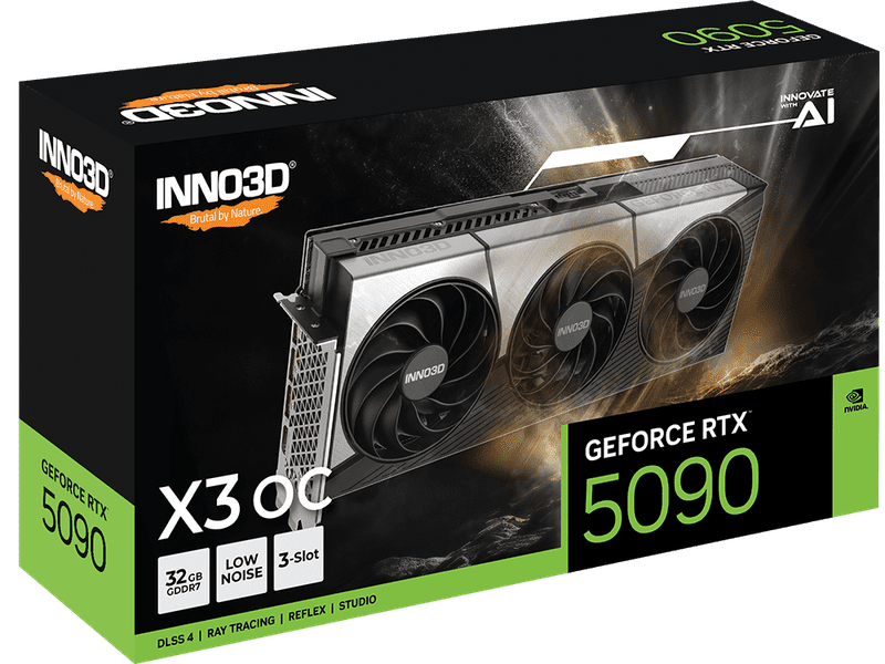 Inno3D GeForce RTX 5090 X3 OC 32GB GDDR7 Graphics Car