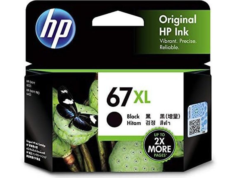 HP 67XL Original Inkjet Ink Cartridge - Black Pack - Inkjet