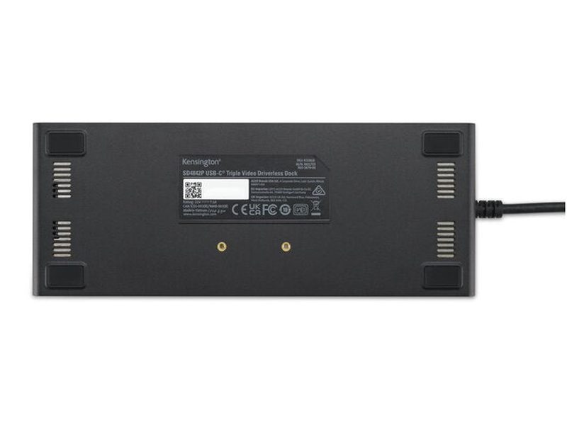 Kensington SD4842P USB-C DOCK- Triple 4K- HDMI 2 - DP- USB-C 2 100W- USB- 3YR