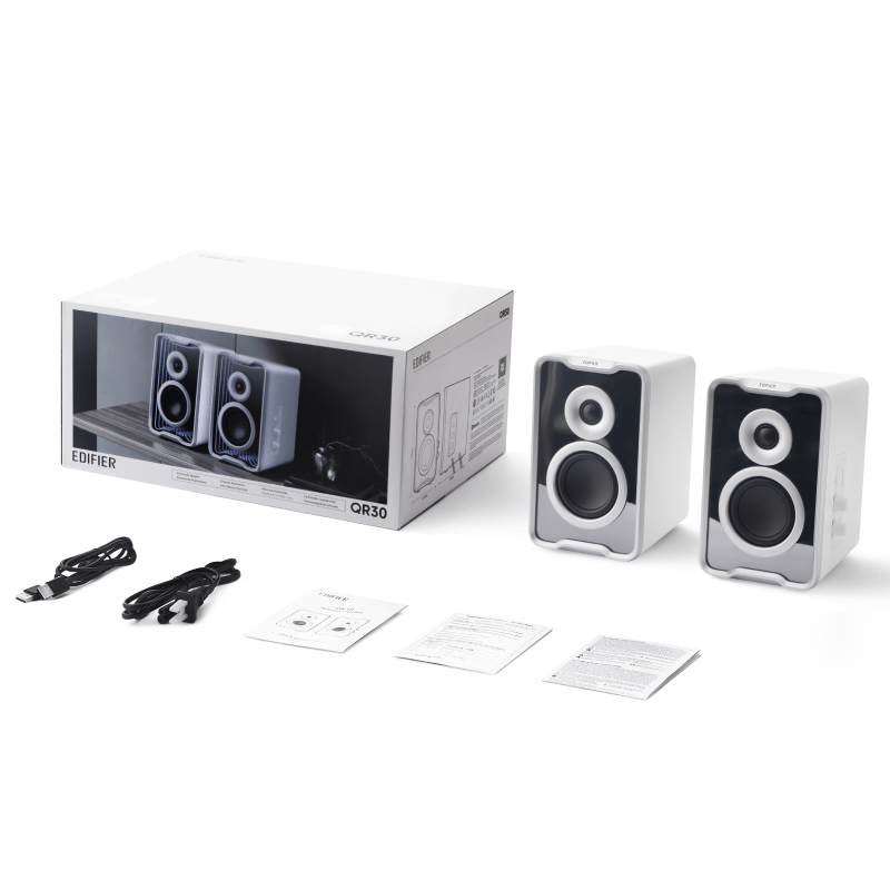 Edifier QR30-WHITE 2.0 30W RMS Bluetooth Desktop Active Speaker