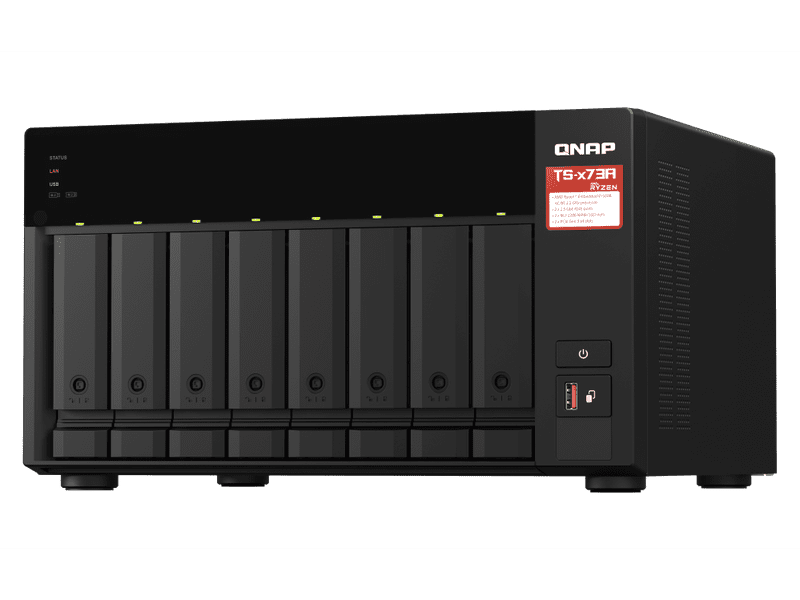 QNAP 8 Bay NAS AMD Ryzen Quad Core 2.2Ghz