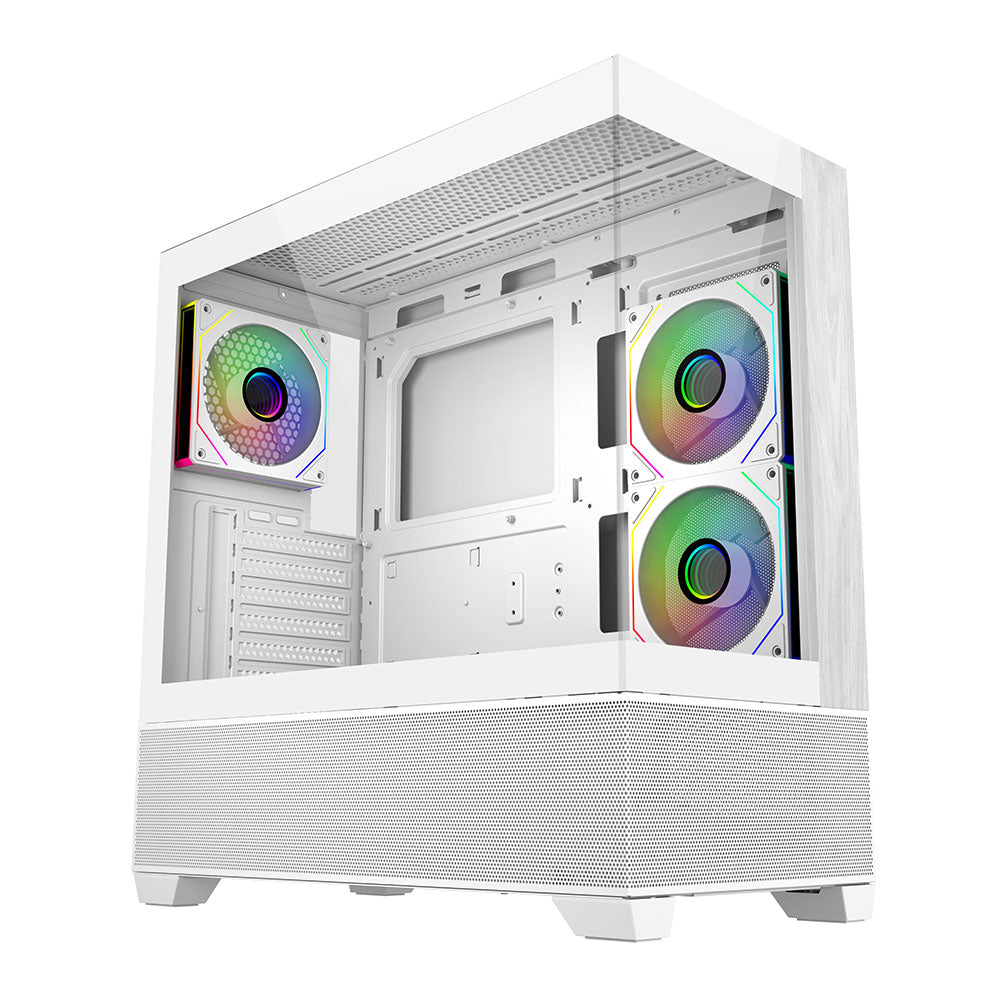 Cooler Master Elite 690 Wood Case - White