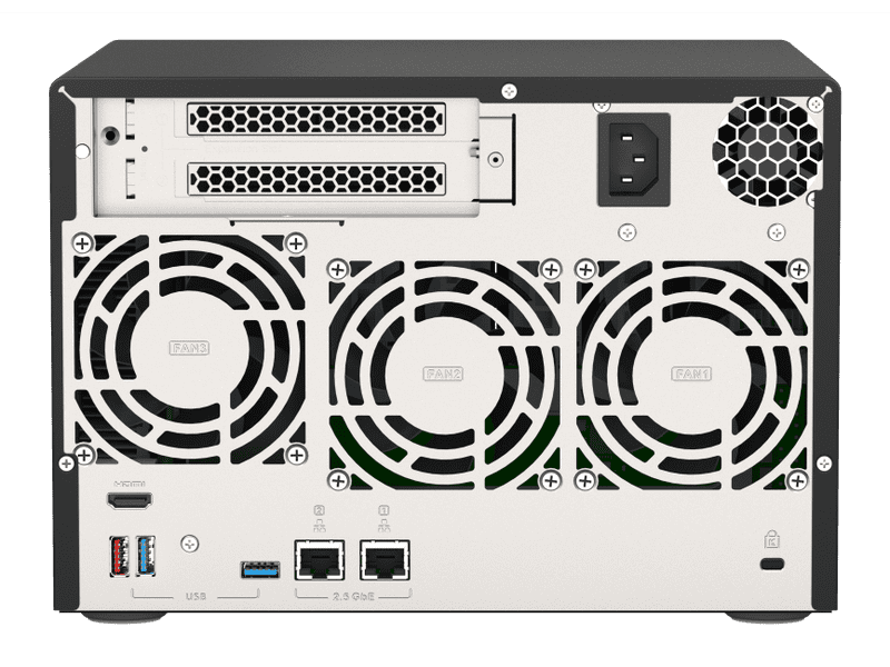 QNAP TVS-675-8G 6 Bay Diskless NAS KX-U6580 8 Core 2.5GHz 8GB