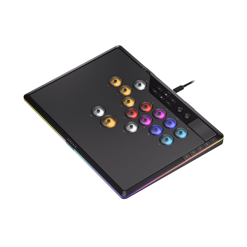 Corsair CH-963B01G-WW NOVABLADE PRO WIRELESS Hall Effect Leverless Fighting Game Controller