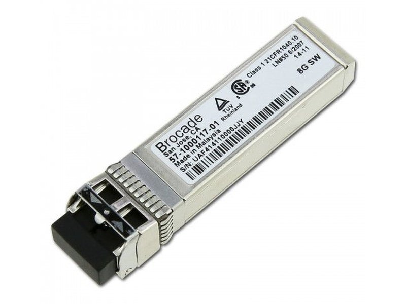 Brocade 57-1000117-01 - 8GB FC 850nm SW SFP+ Fibre Optic Transceiver *used*