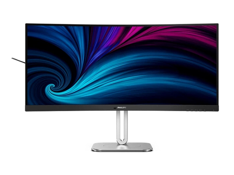 Philips 34B2U5600C 34" 120Hz UWQHD VA Curved Business Monitor with USB-C Docking, Speakers