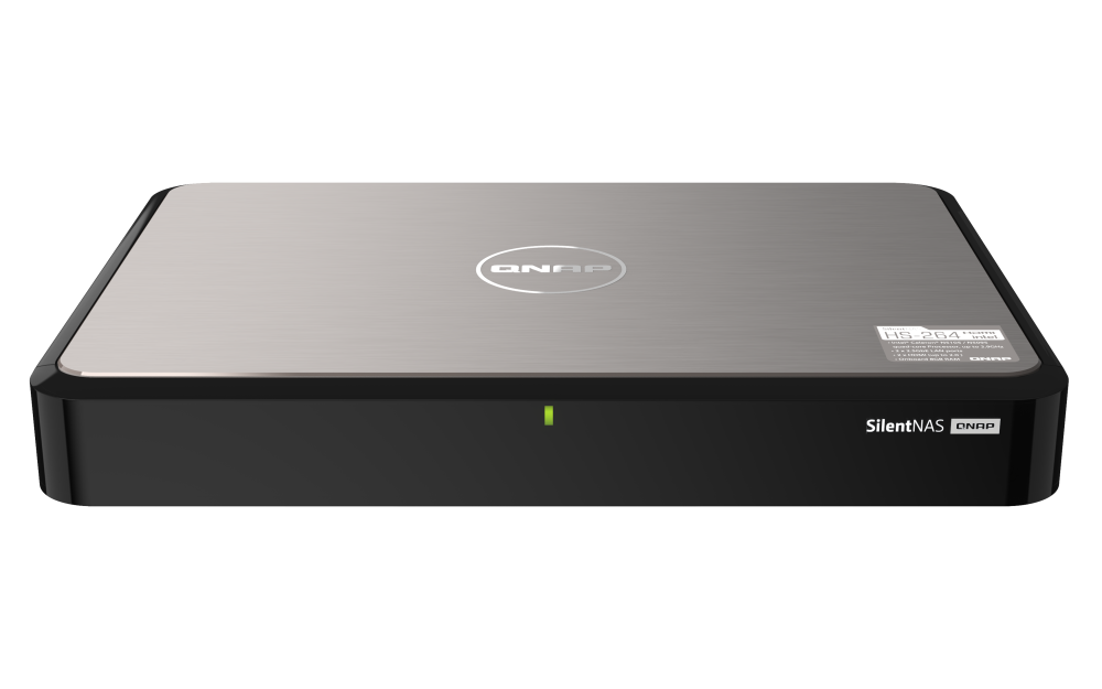 QNAP HS-264-8G 2-bay fanless desktop NAS