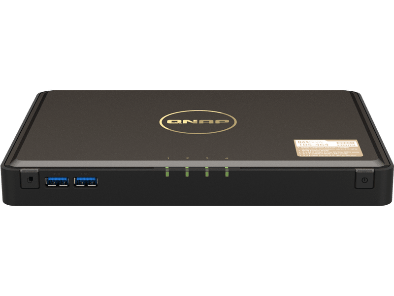 QNAP TBS-464-8G 4-bay M.2 PCIe SSD NASbook