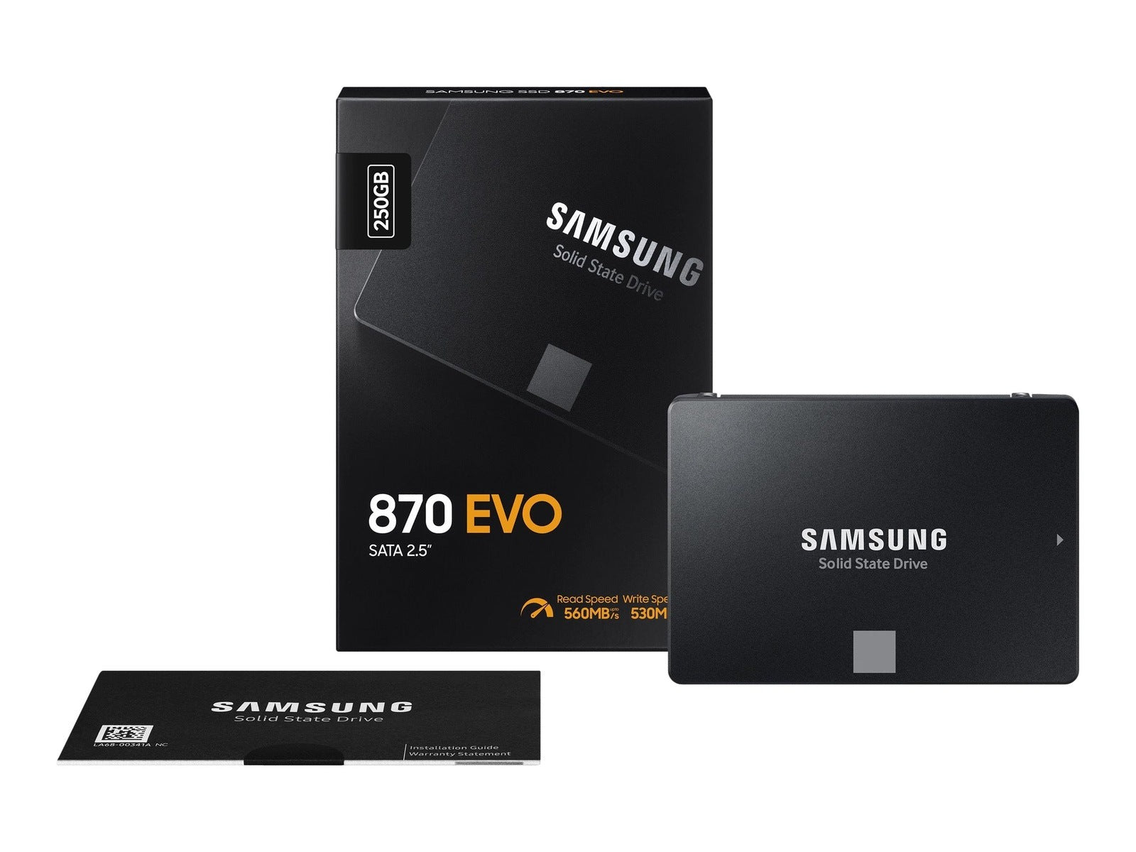 Samsung 870 Evo 250GB 2.5" SATA III 6GB/s V-NAND SSD