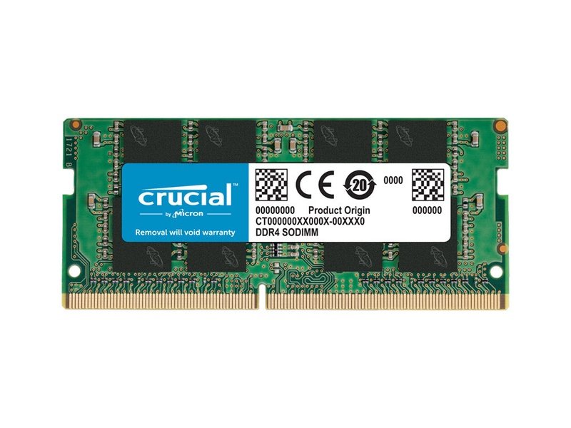 Crucial 8GB 1x8GB 3200MHz DDR4 SODIMM RAM - CT8G4SFS832A