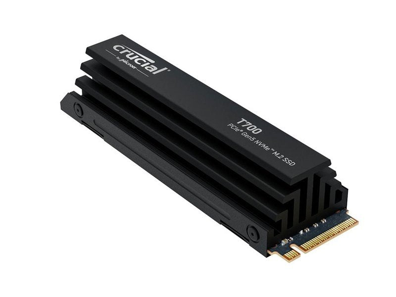 Crucial T700 1TB PCIe Gen5 NVMe SSD with Heatsink