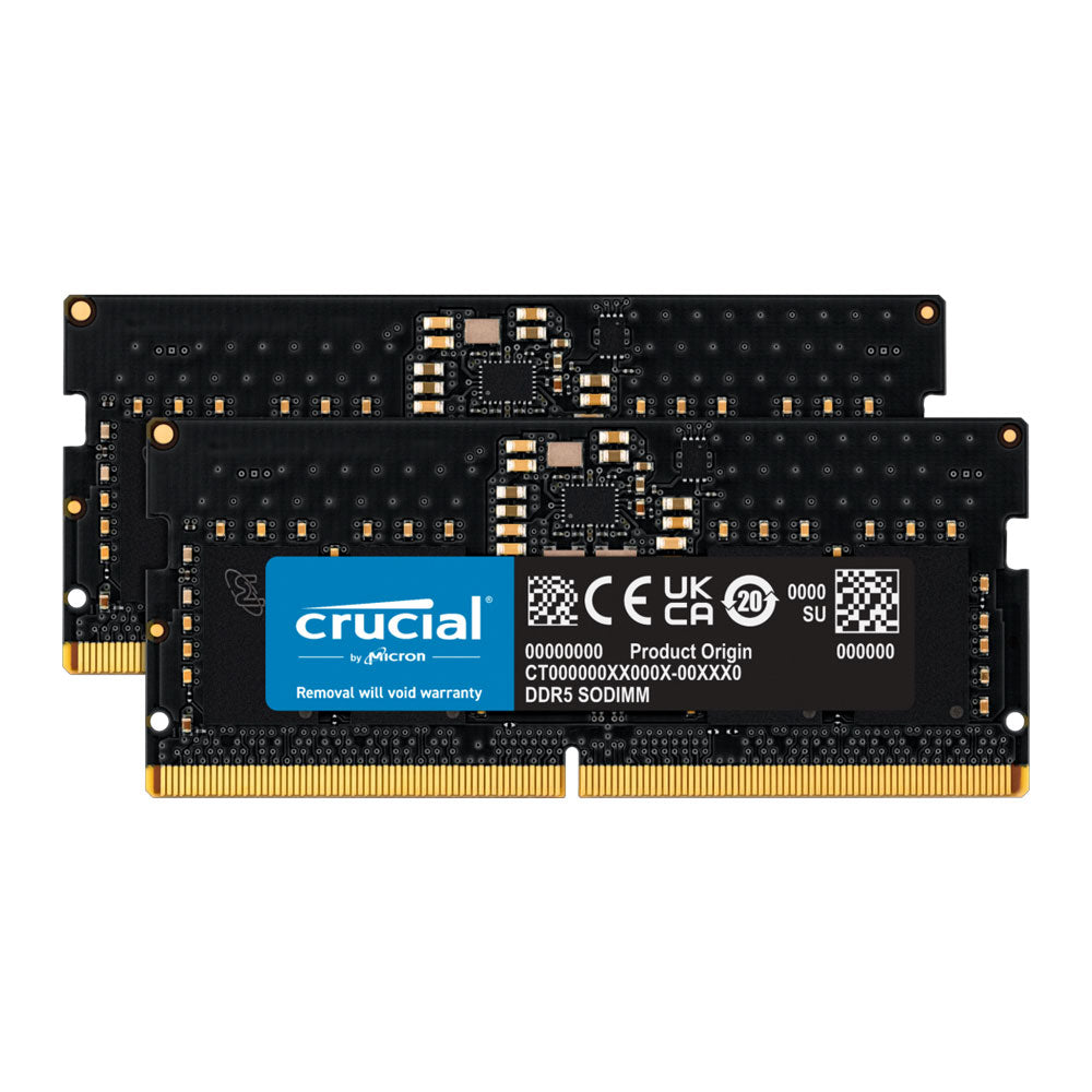 Crucial 16GB Kit (2x8GB) DDR5-5600 SODIMM Laptop Memory