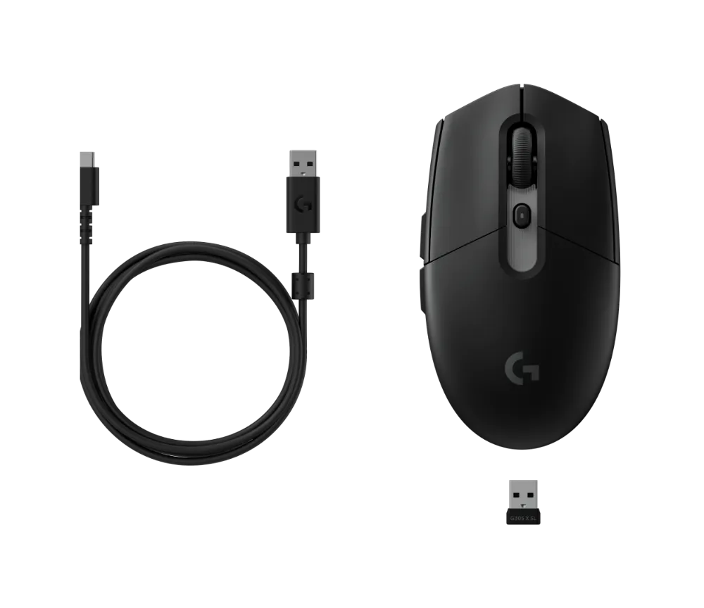 Logitech G305 X SUPERLIGHT Wireless Gaming Mouse - Black