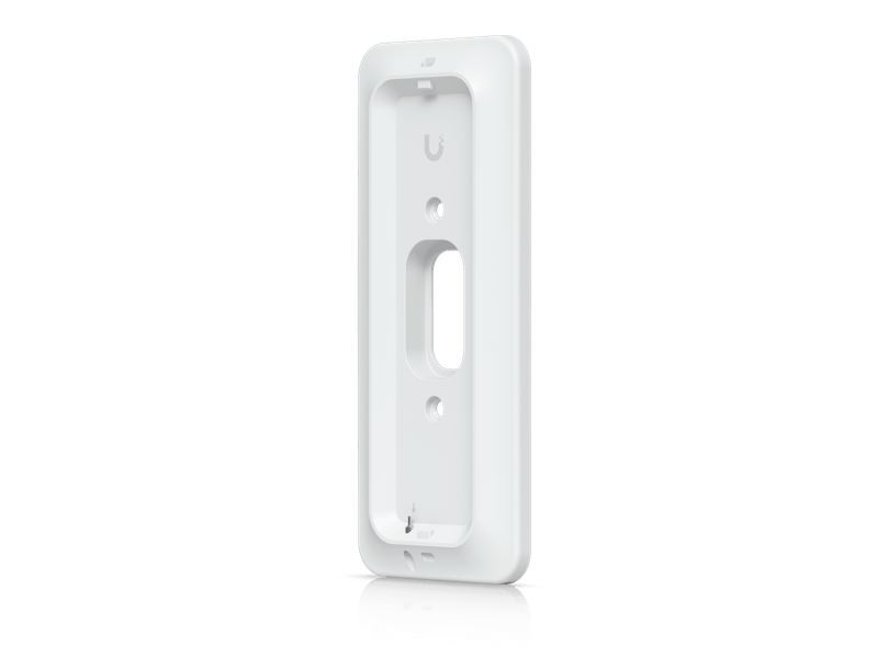 Ubiquiti G4 Doorbell Pro PoE Gang Box Mount, White,Secure, Flat/ 25° Angled Wedge Angled Mounting Plate, Compatible NHU-UVC-G4-DBELL-POE