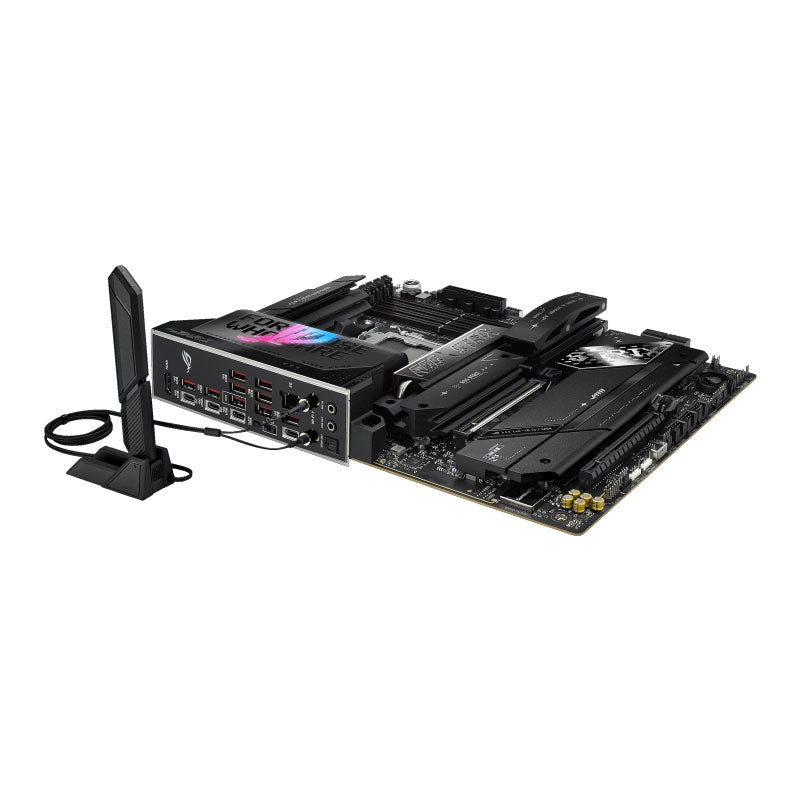 ASUS AMD ROG STRIX X870E-E GAMING WIFI AM5 ATX Motherboard, DDR5 192GB, 1x PCIe 5.0 x16 slot, 5x M.2 slots, 4x SATA, Wi-Fi 7, Realtek 5Gb Ethernet