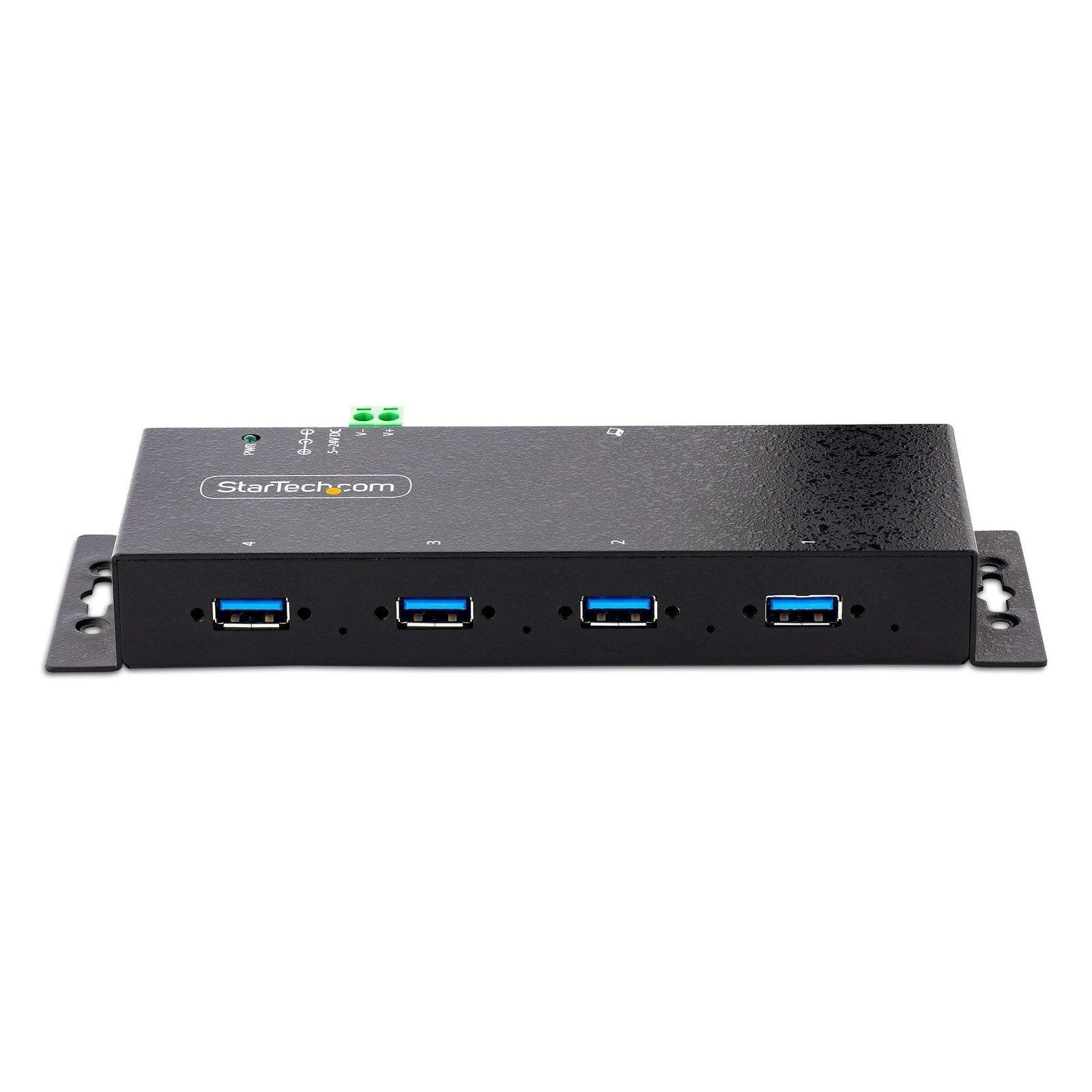 StarTech 4 Port Industrial USB 3.0 5Gbps Hub Mountable Rugged USB-A Hub 2Yr
