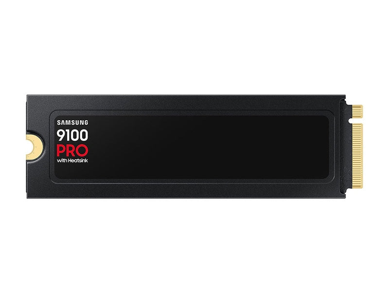 SAMSUNG 9100 PRO with Heatsink PCIe 5.0 NVMe M.2 SSD 8TB + HEATSINK, M.2 INTERNAL NVMe PCIe5 SSD, 14800R/13400W MB/s, 5YR WTY