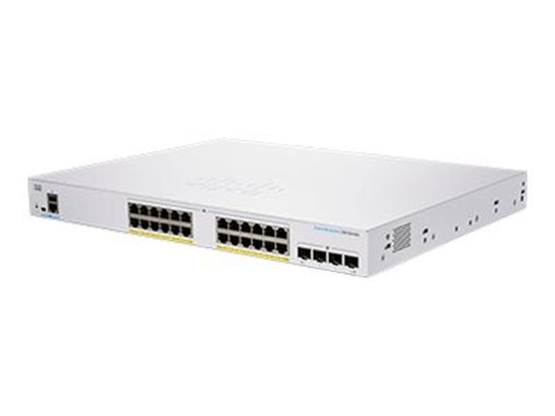 Cisco CBS350 24 Ports Manageable Ethernet Switch, Full PoE, GE, 4x10G SFP+