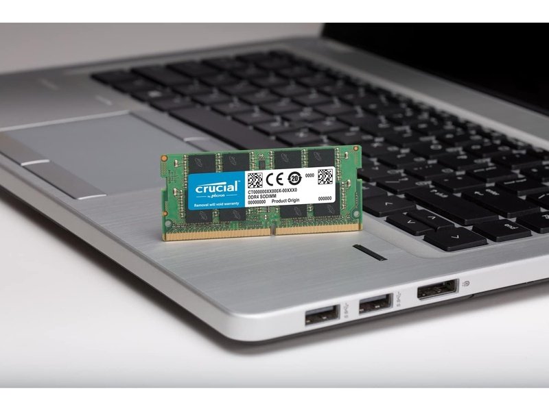 Crucial 16GB 1x16GB DDR4 SODIMM 3200MHz CL22 1.2V Laptop Memory
