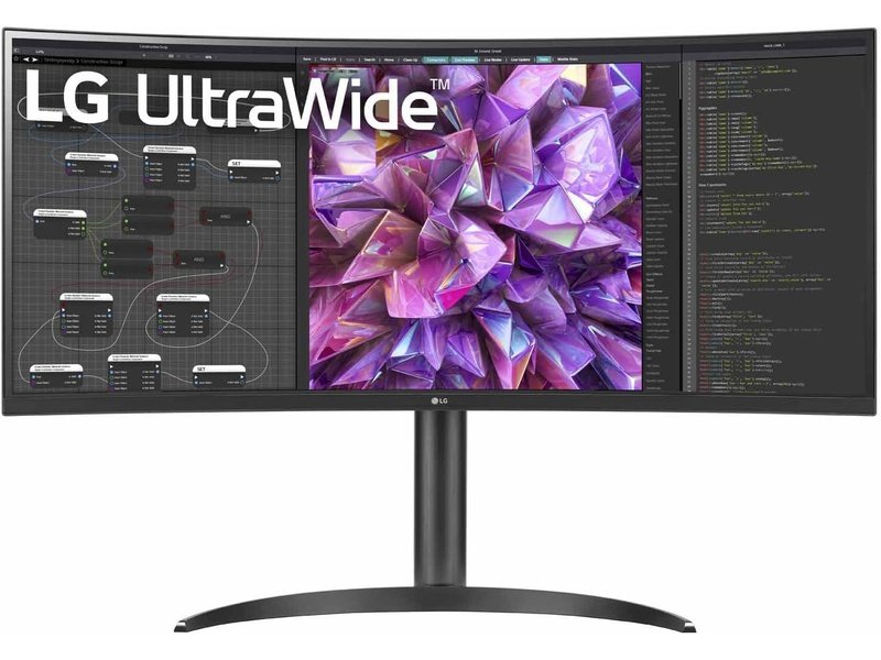 LG 34WQ75C-B 34" UltraWide QHD IPS Curved Monitor